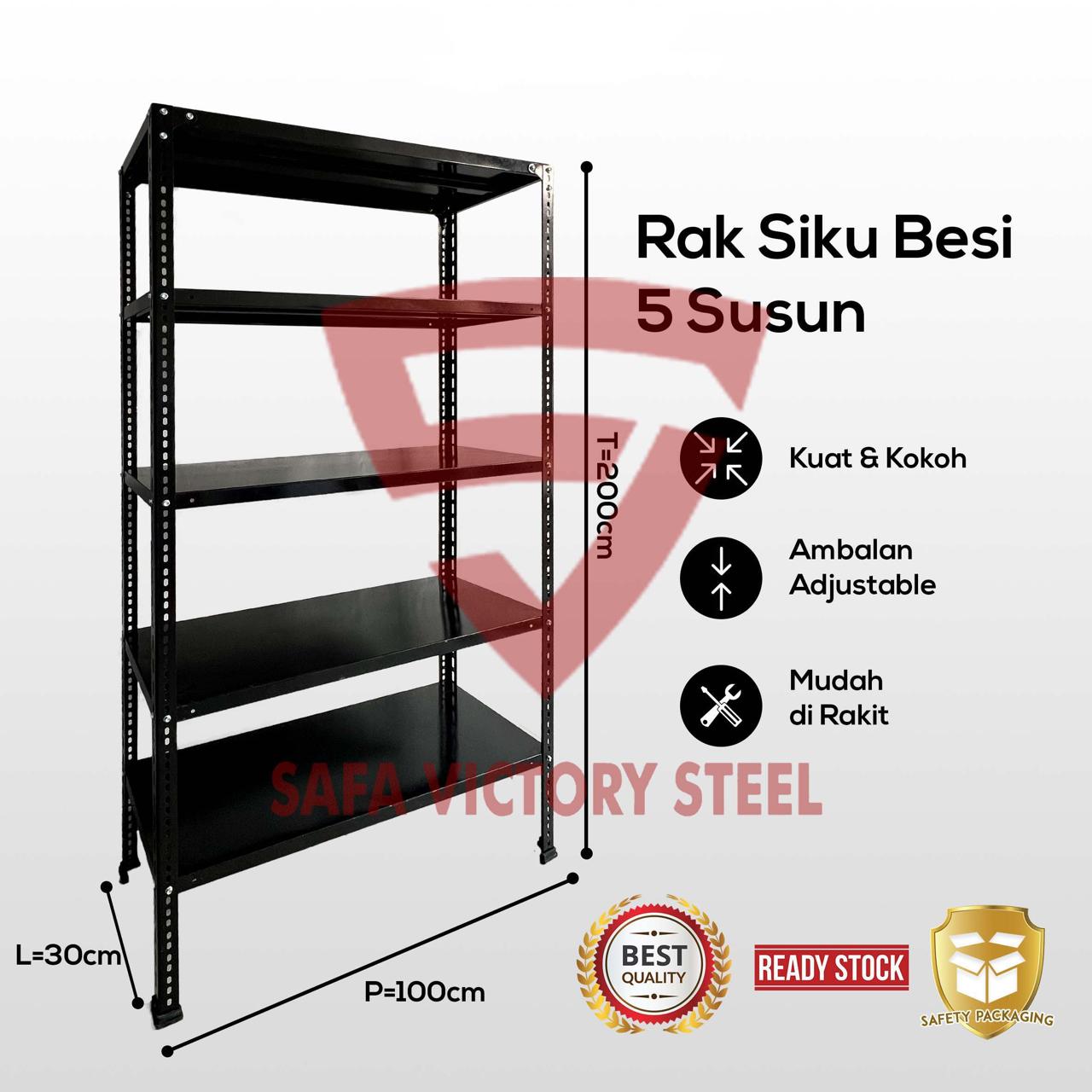 Rak Siku Besi 5 Susun